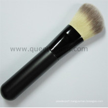 Hot Sale Wooden Handle Soft Hair Kabuki Cosmetic Powder Brush